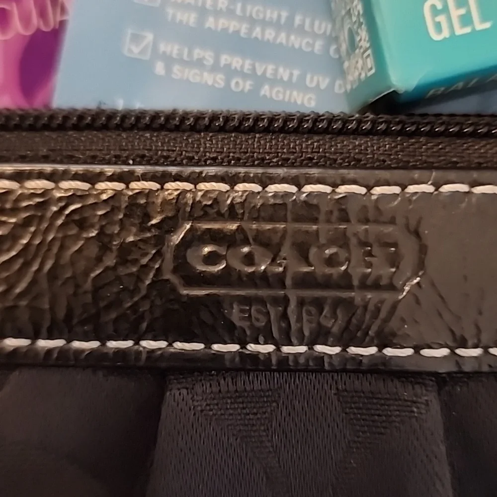 EUC COACH Black Clutch/ Pouch Bundle - Picture 3 of 10